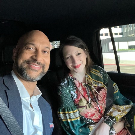 Elisa Pugliese with her husband Keegan-Michale Key